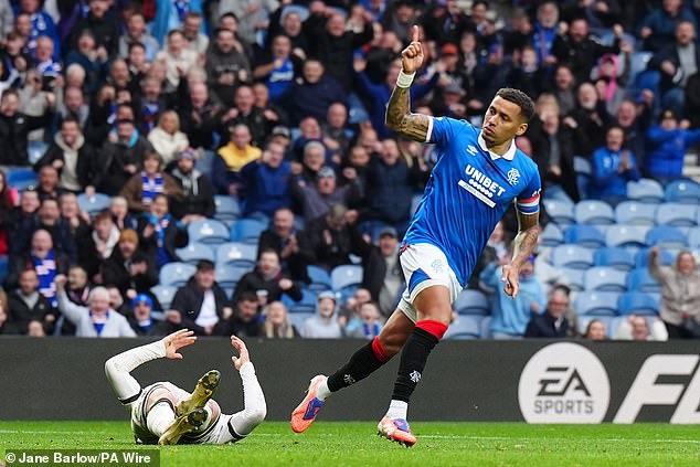 Rangersima je trebao kasni izjednačujući pogodak Jamesa Taverniera da spase remi s gostima