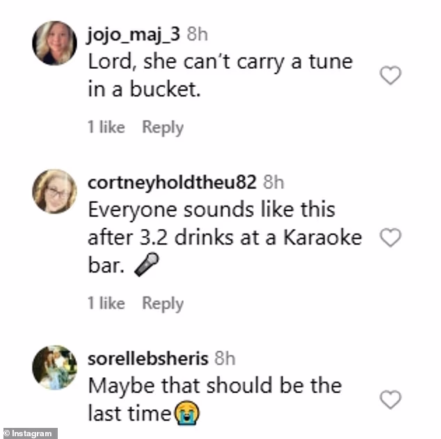 U komentarima su korisnici društvenih mreža kritikovali izvedbu