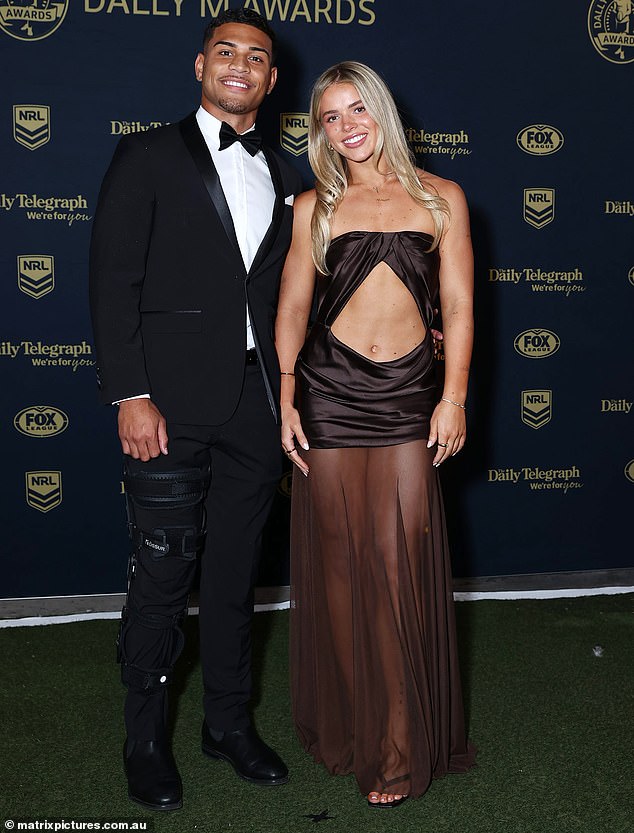 1 OCTOBER 2025 SYDNEY AUWWW.MATRIXPICTURES.COM.AUNON EXCLUSIVE PICTURESDALLY M AWARDS 2025PICTURED:  TEVITA NAUFAHU AND INDIE BOSTOCK NOTE: The caption above is the photographer's impression only and may or may not be factual. It is the responsibility of the end user, publisher or licensee to verify the data before publication. All editorial images subject to the following: For editorial use only. Additional clearance required for commercial, wireless, internet or promotional use.Images may not be altered or modified. Matrix Media Group makes no representations or warranties regarding names, trademarks or logos appearing in the images.DISCLAIMER: To the maximum extent permitted by law, we make no representations or warranties about our Content, including (without limitation) that:They are complete, accurate, reliable, up-to-date and suitable for any particular purpose.