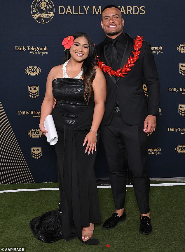 Stephen Crichton of the Bulldogs during the NRL's 2025 Dally M Awards at the Royal Randwick Racecourse in Sydney, Wednesday, October 1, 2025. (AAP Image/Steve Markham) NO ARCHIVING