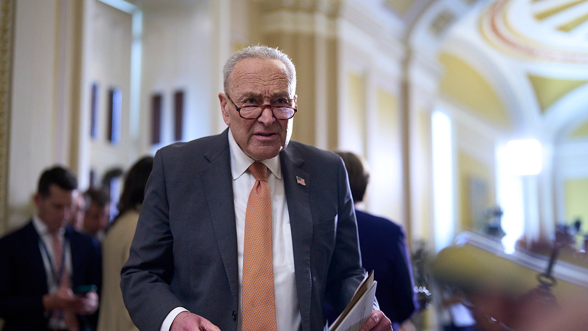 Vođa manjina senata Chuck Schumer na Kapitolu
