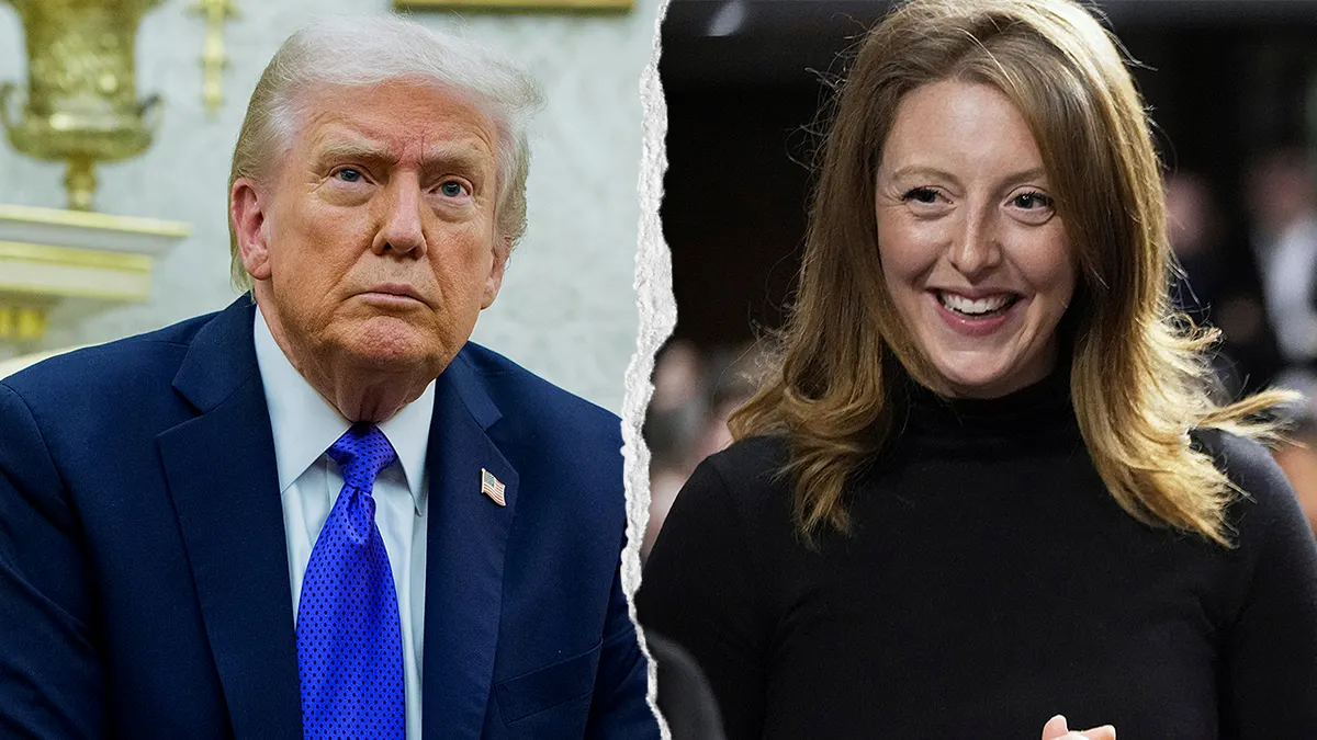 Predsjednik Donald Trump, lijevo, i kandidat za glavnog kirurga Casey Means