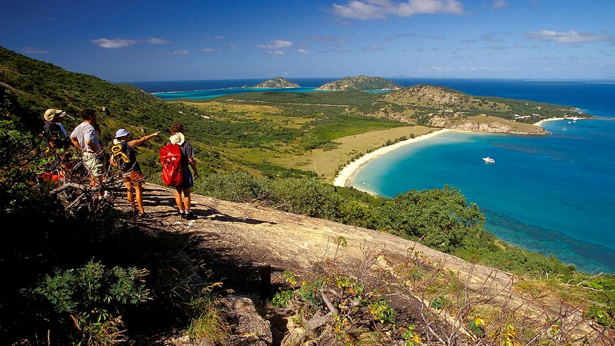 Planinari na Lizard Islandu kraj obale Australije