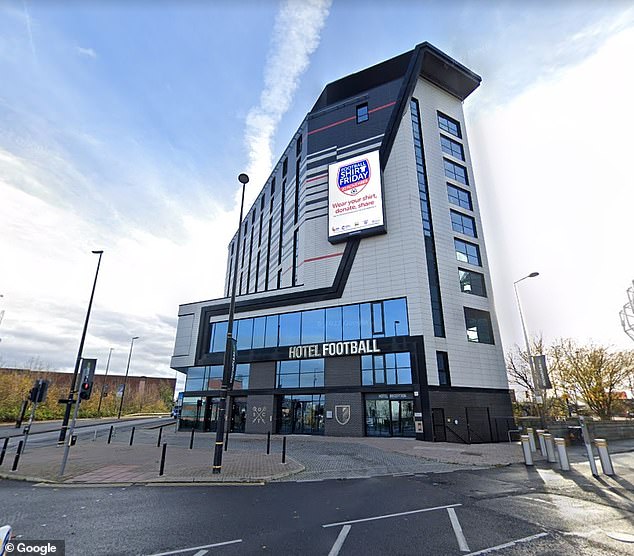 Neville's Enterprises uključivala su hotelski nogomet (na slici), luksuzni hotel s pogledom na Old Trafford i hotel Stock Exchange u blizini Piccadilly Gardens u Manchesteru