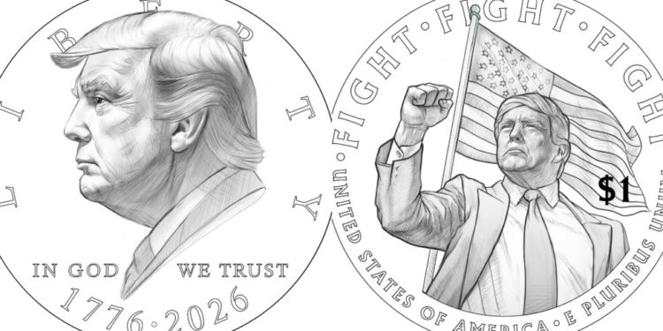 Američka riznica otkriva nacrt dizajna kovanica s Trumpovim profilom – RT World News