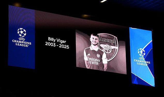 Billy Vigar: Arsenal odaje počast bivšoj zvijezdi Academy nakon njegove smrti u dobi od 21 godine nakon što se tijekom utakmice sudario s betonskim zidom