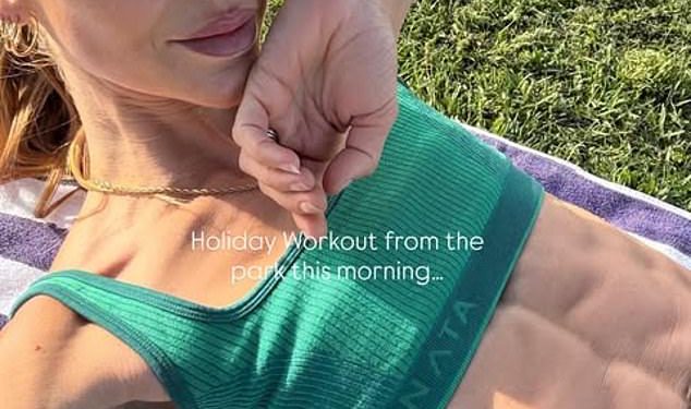 Bivša zvijezda Big Brother Krystal Hipwell pokazuje svoj divlji ribani tijek nakon hvalisanja svoje ekstremne prehrane