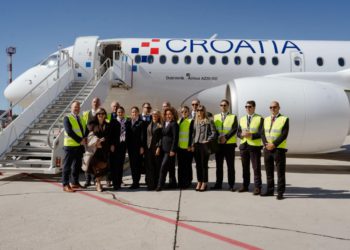 Croatia Airlines u Dubrovniku obilježio prvi komercijalni let novog Airbusa A220-100