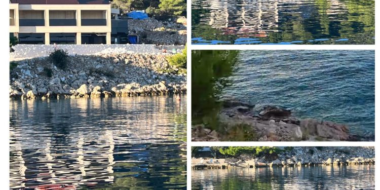 DEVASTACIJA U Ražnju kod Rogoznice stranac gradi kuću pa materijal bez pardona nasipa po škrapama!