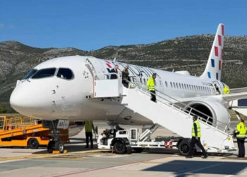 ‘DUBROVNIK’ STIGAO U DUBROVNIK Najnoviji zrakoplov Croatia Airlinesa sletio na Čilipe