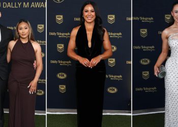 Dally M Awards 2025 LIVE: Footy great’s wife breaks down over family tragedy as he wins a special medal