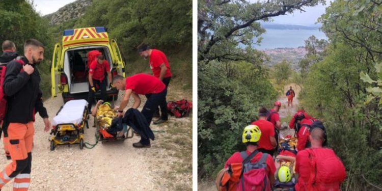 Dogodila se nesreća na Kozjaku, muškarac se pokliznuo na planinarskog stazi i ozlijedio. Intervenirao je HGSS