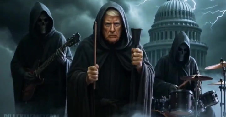 Donald Trump glumi u New Grim-Reaper tematskom AI generiranom glazbenom spotu | Vijesti