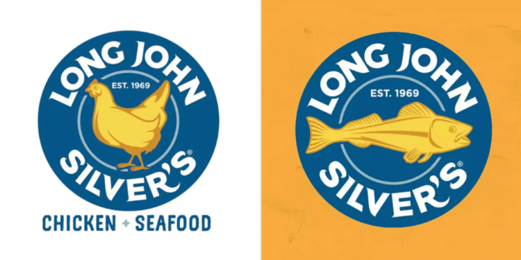 FISH BAST-FOOD ZAJEDNIK DUGI JOHN SILVER postaje najnovija marka s podebljanim izborom logotipa: sada je sve o piletini