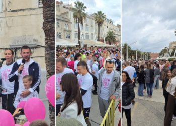 FOTO Tisuće Splićana stigli na Race for the Cure unatoč lošem vremenu