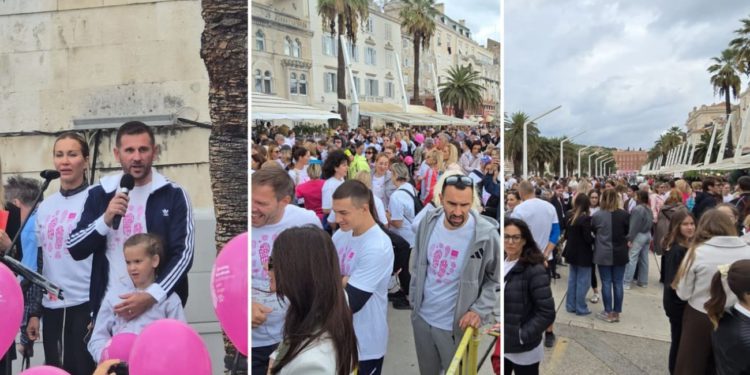 FOTO Tisuće Splićana stigli na Race for the Cure unatoč lošem vremenu