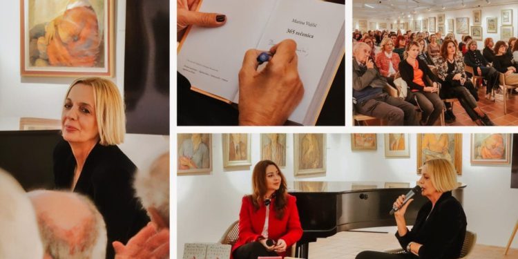 FOTOGALERIJA Održana književna večer s Marinom Vujčić u Trogiru