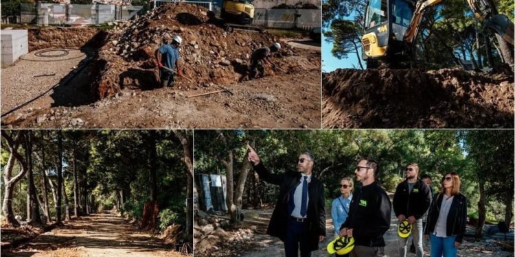 Franković u obilasku radova u Parku Gradac: Radovi napreduju prema planu i očekujemo završetak krajem svibnja iduće godine