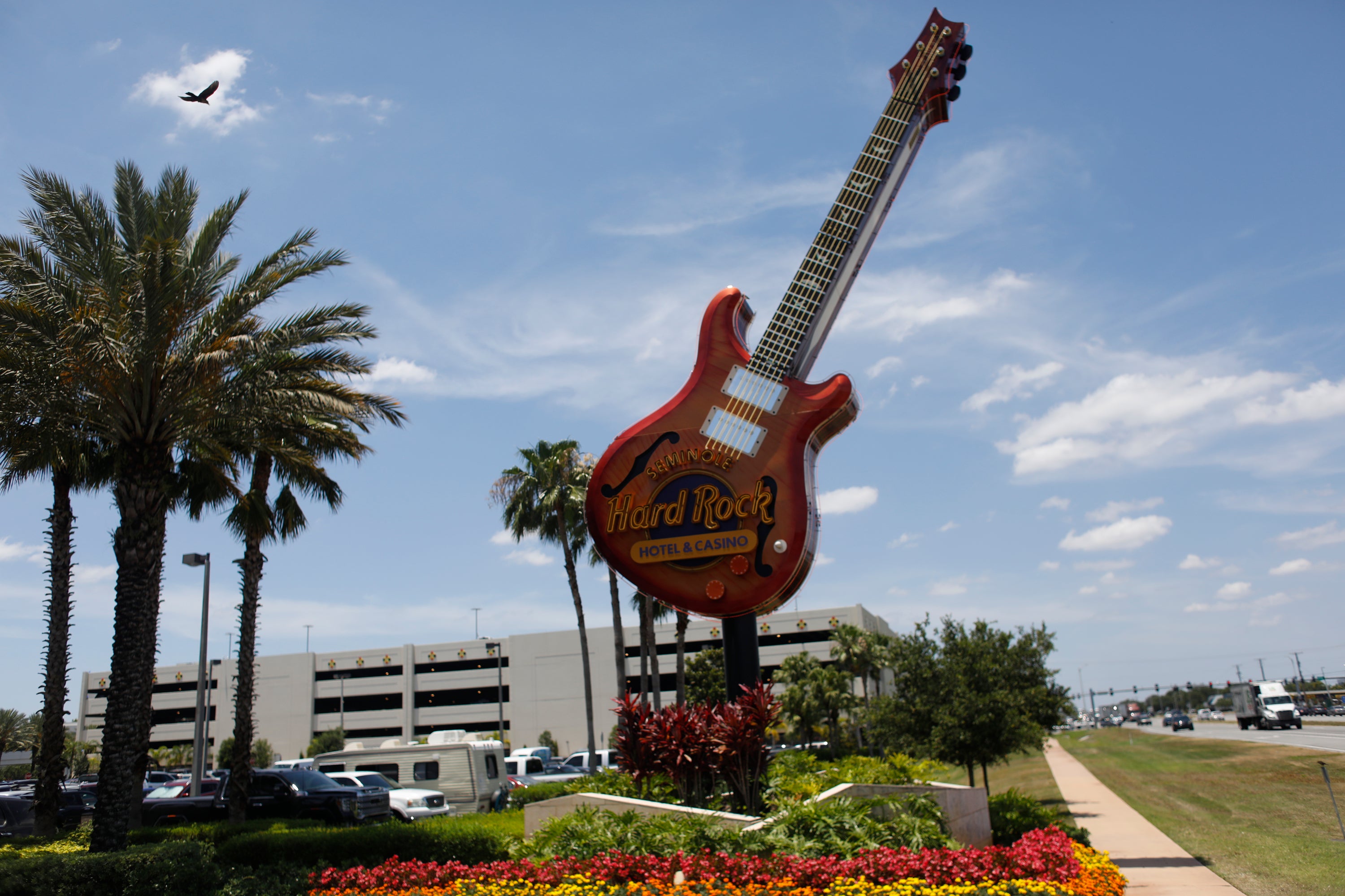 Oklada je postavljena na stroj za jad vjetar u seminole hard rock hotelu i kasinu u Tampi