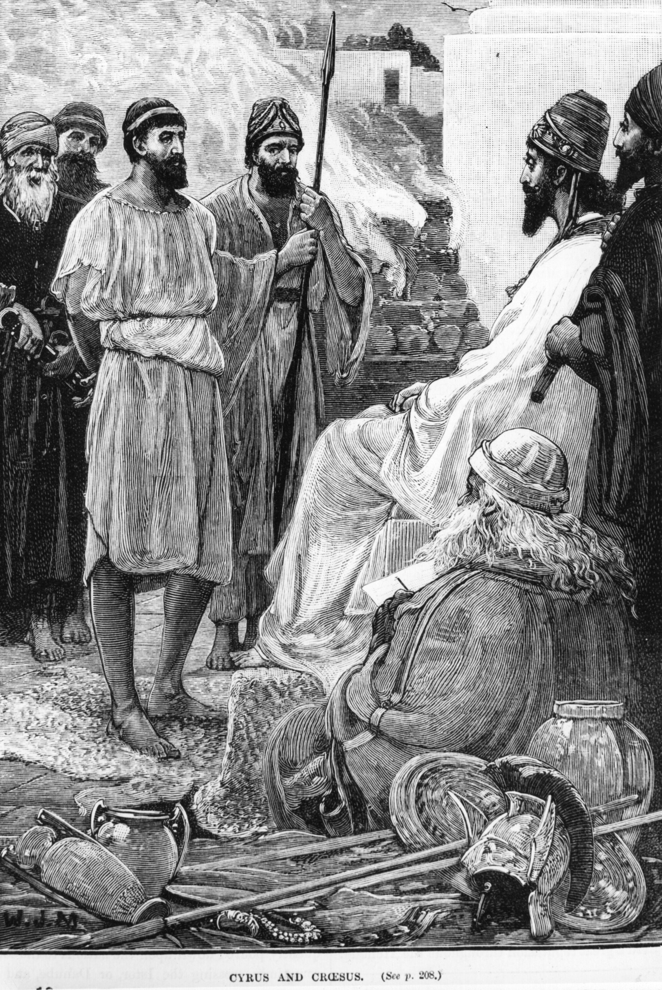 Prikaz posljednjeg kralja Lydije suočen s Cyrusom Velikim, nakon poraza i hvatanja. Ali tko je bio Cyrus Veliki i zašto ga uspoređuju s Donaldom Trumpom?