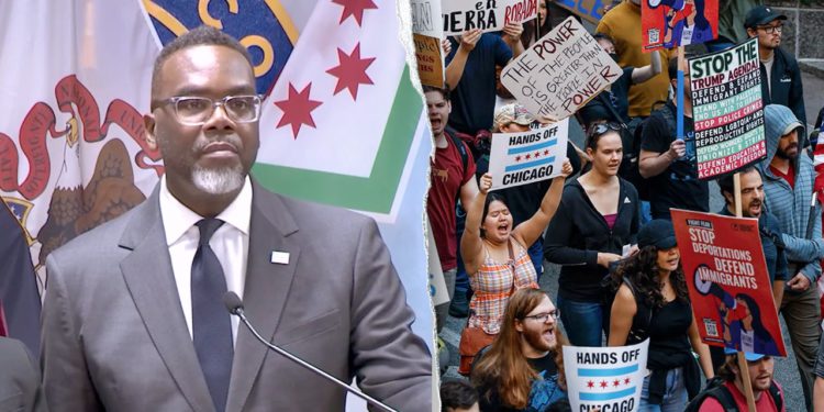 Gradonačelnik Chicaga Brandon Johnson obrušio se na novinara zbog izraza ‘ilegalni stranci’