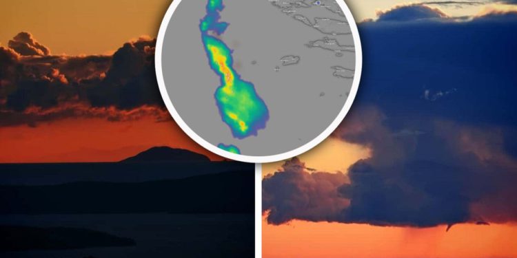 Kakav prizor: Bura očistila atmosferu – Italija, munje i pijavica na horizontu