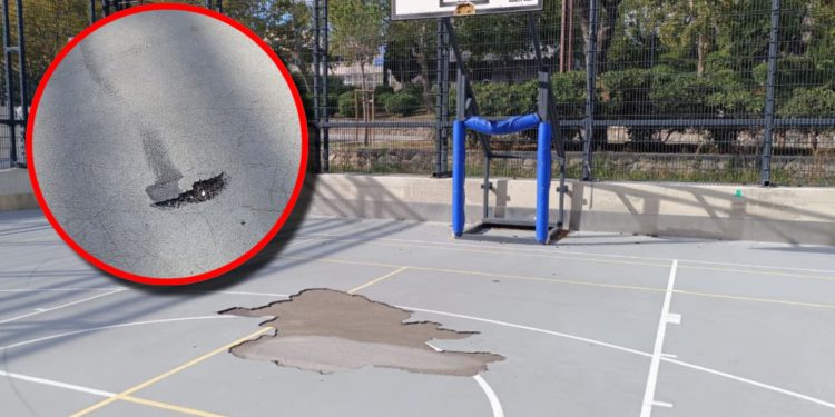 Koševi i teren na najnovijem igralištu devastirani, gradske službe to ne zabrinjava!