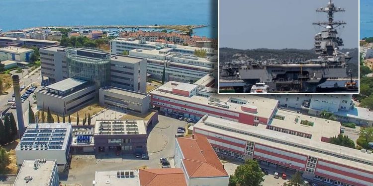 Liječnici s američkog nosača zrakoplova USS Gerald R. Ford posjetili KBC Split