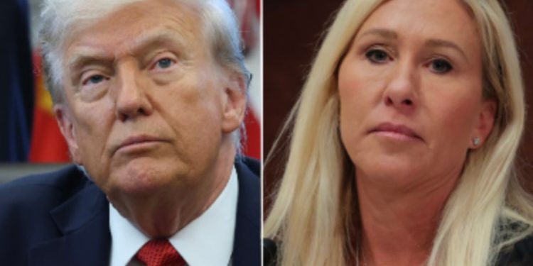 Marjorie Taylor Greene otkriva najnoviji Rift s MAGA -om dok ona kuca Trumpa na ledenim napadima koji su bili srž njegove kampanje