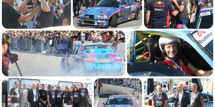 Marko Potrebica označio start, a Blaž Pezo s kacigom na glavi ‘zaplesao’ po stazi