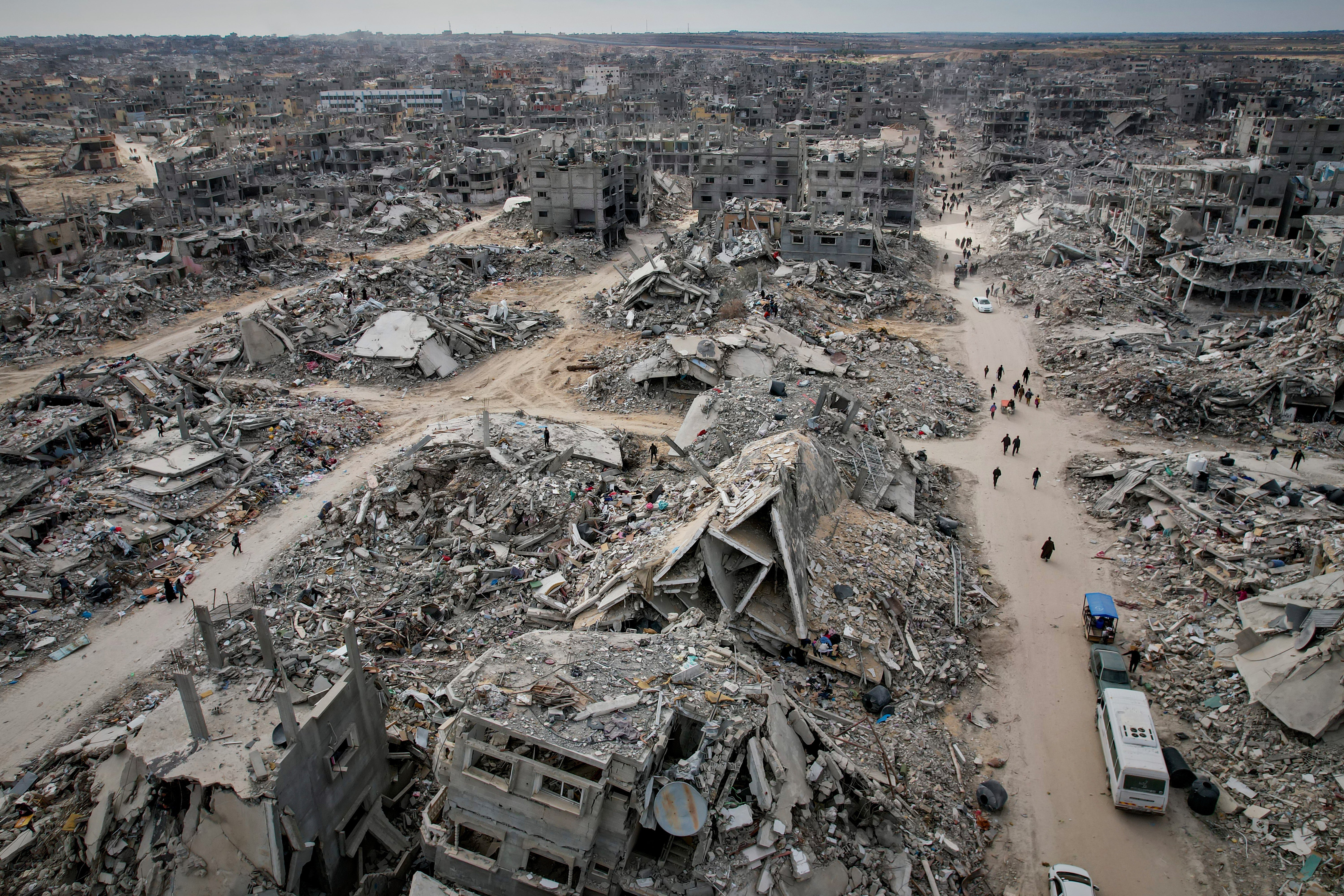 Raseljeni ljudi u Rafi, južnoj Gazi