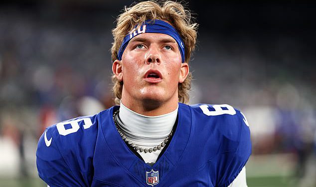 NFL pokreće pregled u Jaxson Dart potres mozga nakon kontroverze medicinskog šatora … dok New York Giants objavljuje napetu izjavu