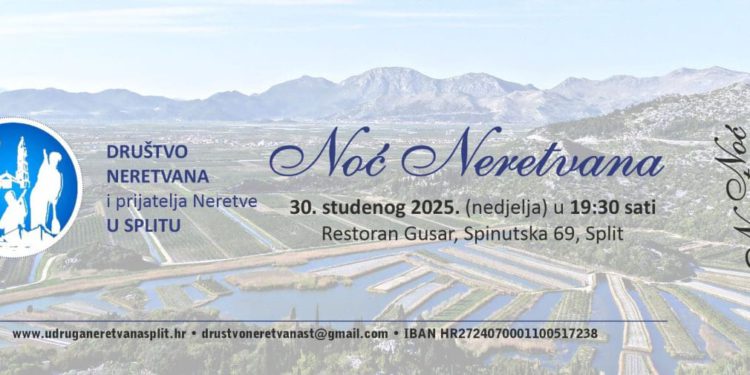 Najavljena 9. Noć Neretvana u Splitu
