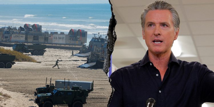 Newsom se sukobljava s Bijelom kućom oko zatvaranja autoceste za proslavu marinaca