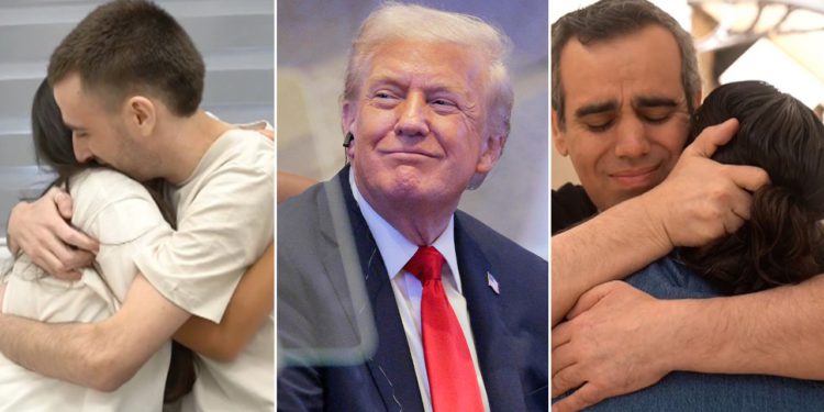 Obitelji od 20 oslobođenih talaca zahvaljuju Trumpu na sporazumu koji ih je donio kući