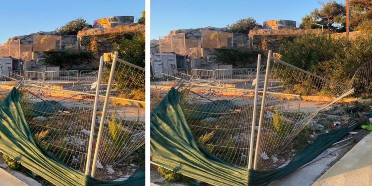 Opasnost na Katalinića brigu: Ograda kolektora ponovno pala, građani ulaze u opasan prostor