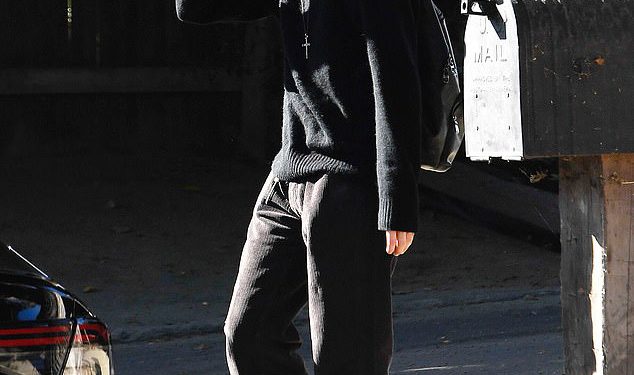 Ožalošćeni sin Diane Keaton, 25 godina, prvi put nakon iznenadne smrti zvijezde dok je napuštao njezin dom u LA -u … i počast je dirljivom počašću