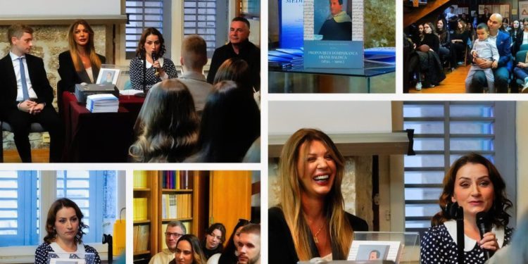 Predstavljena monografija Propovijedi dominikanca Frane Baldića (1830. – 1900.) znanstvenice Lucijane Armande Šundov