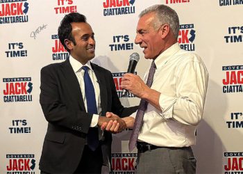Ramaswamy vodi kampanju za Ciattarellija u konkurentnoj utrci za guvernera New Jerseyja