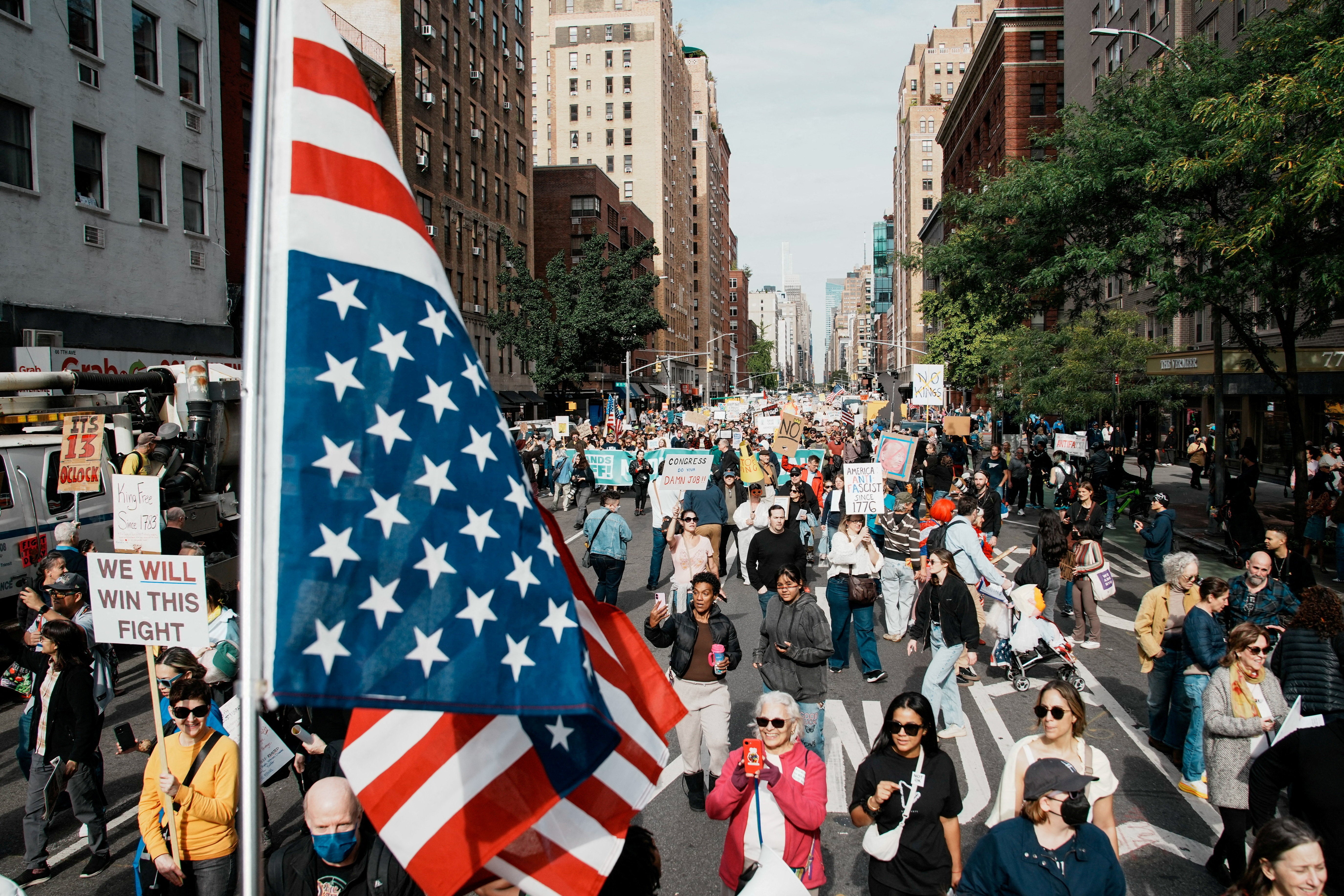 Prosvjed u New Yorku okupio je više od 350.000 ljudi, rekli su organizatori