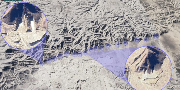 Satelit otkriva ogromne vojne podzemne komplekse blizu Izraela