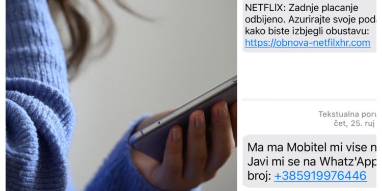 Slobodna Dalmacija – Splićanka na udaru prevaranata! Budite oprezni, nove lažne poruke stižu vam na mobitel, u priču upleli Netflix