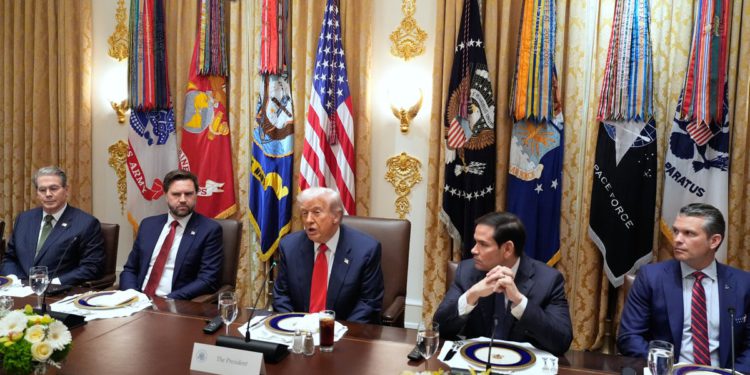 The Latest: Trump awards Charlie Kirk the Presidential Medal of Freedom