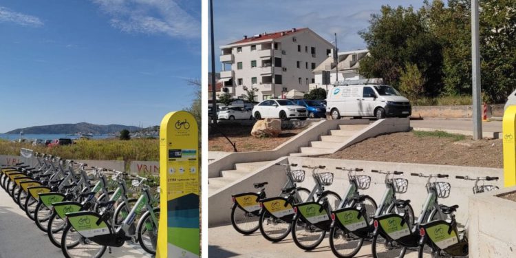 Trogir dobio tri nove postaje za javne bicikle