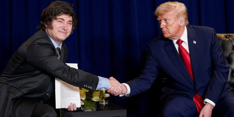 Trump ažuriranja uživo: najnoviji posjet Argentine Milei