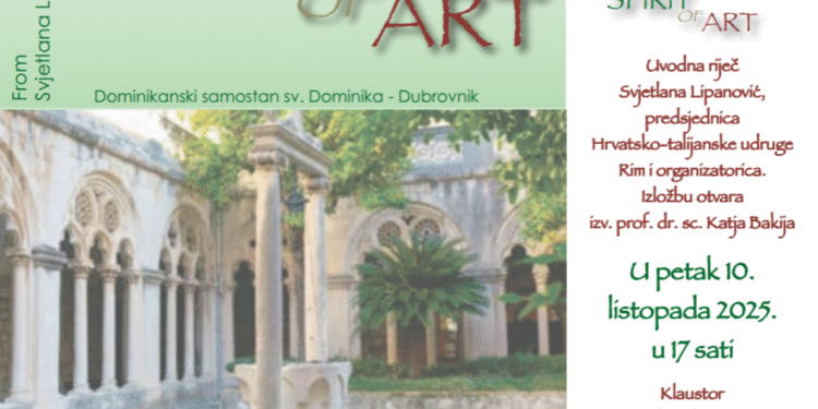U Dominikanskom samostanu se otvara međunarodna izložba ‘Spirit of Art’