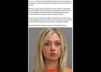 Žena prekida tišinu nakon virusnih posta naljepnica konobarice maslinovim vrtom koristeći krušne mrlje za osvetu večerama