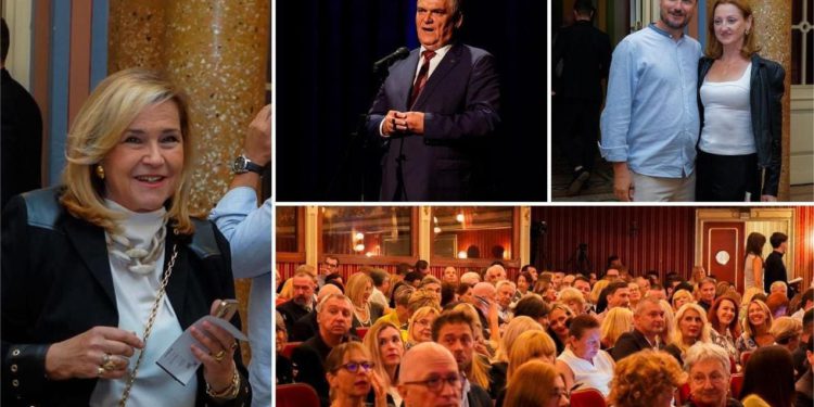 Zlatni sjaj i klasična elegancija: Gradonačelnik Splita i supruga privukli pozornost na premijeri ‘Krunidbe kralja Tomislava’