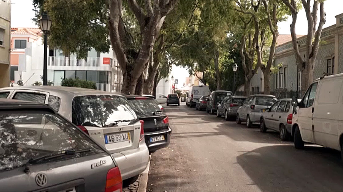 Ulica u gradu Cascaisu, Portugal
