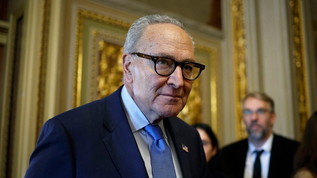 Vođa senatske manjine Chuck Schumer, DN.Y., ispred dvorane Senata.